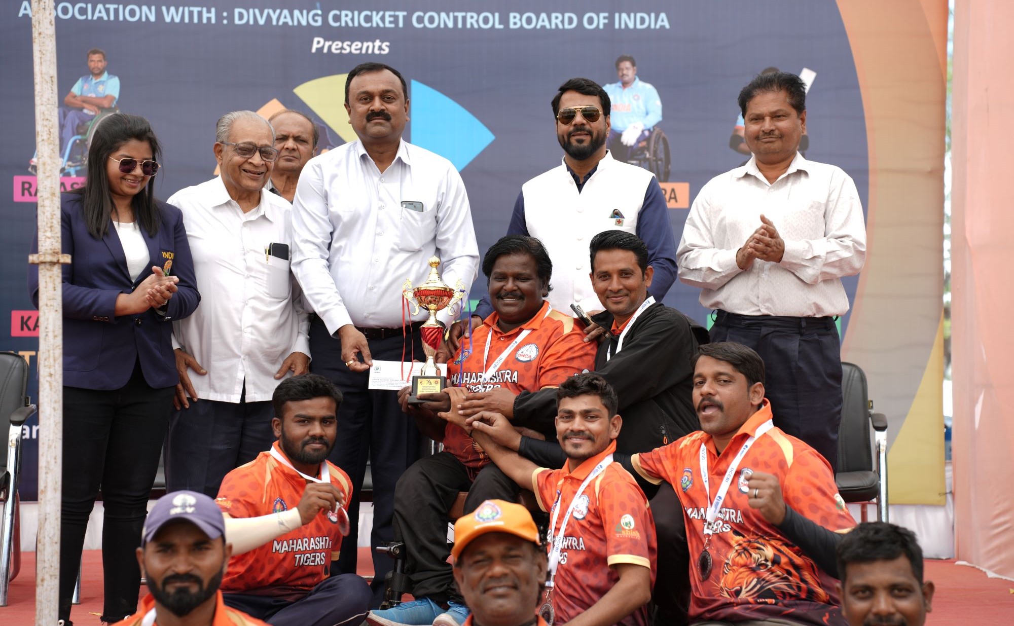 Wheel chair cricket tournament